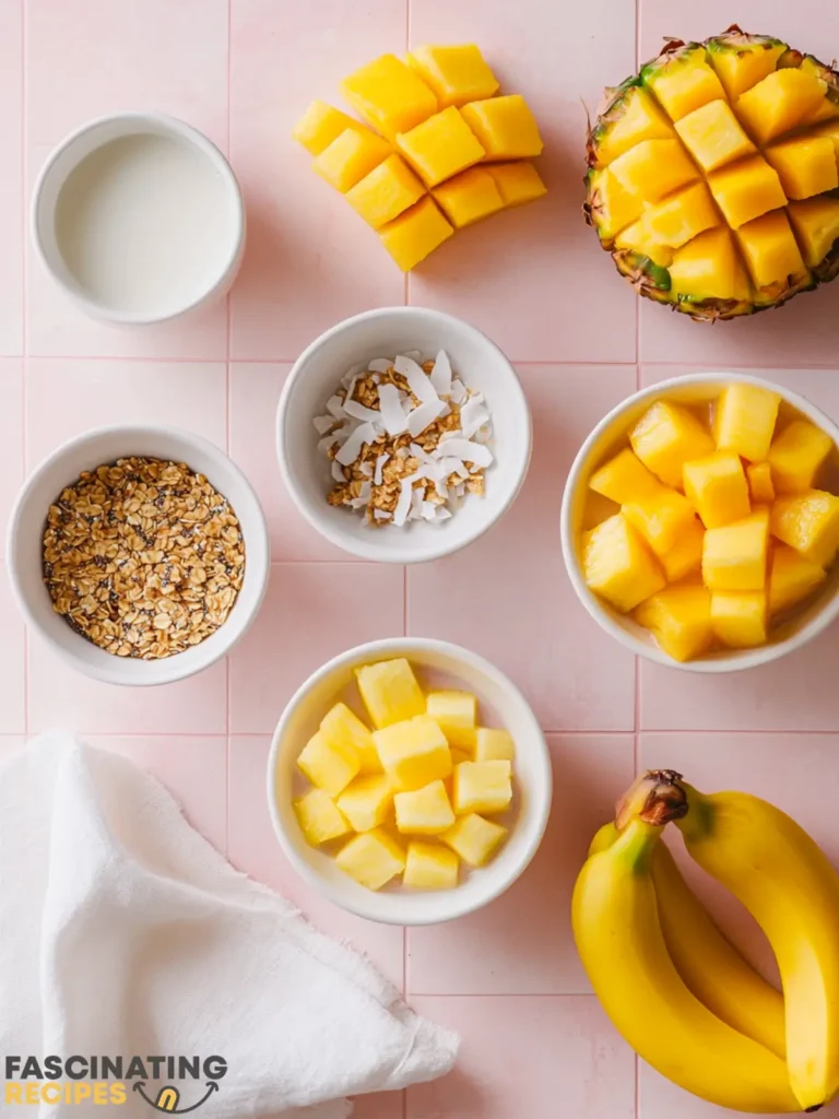 Tropical Smoothie Acai Bowl ingredients