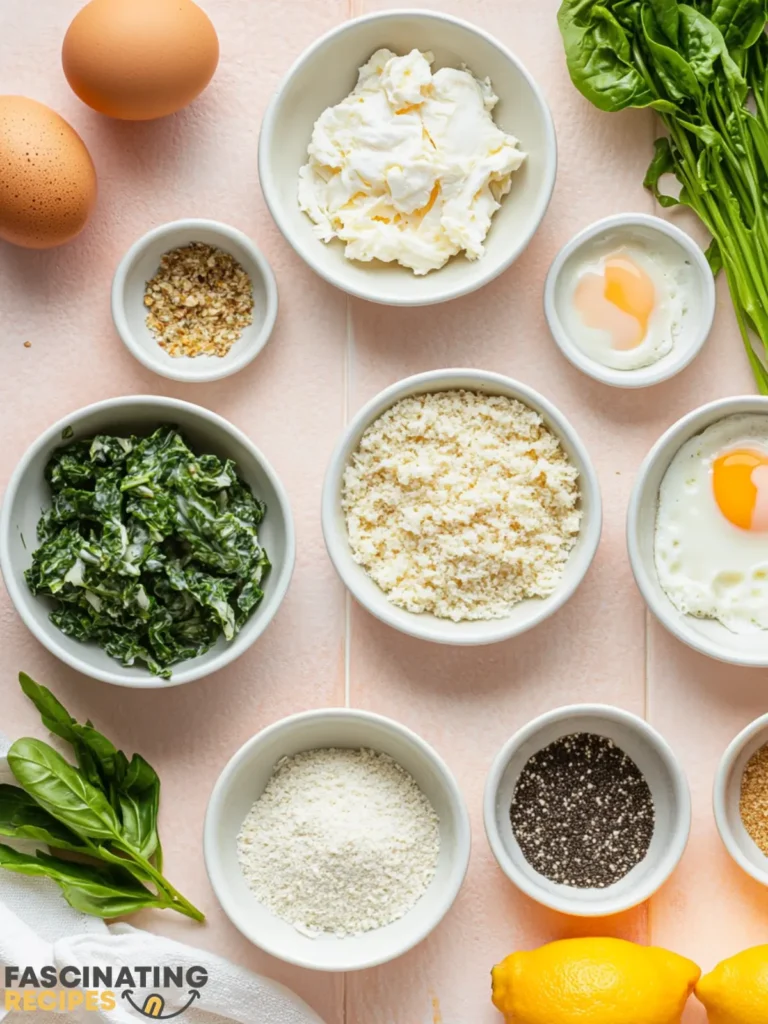 Crab Cakes Ingredients for Breakfast Benedict