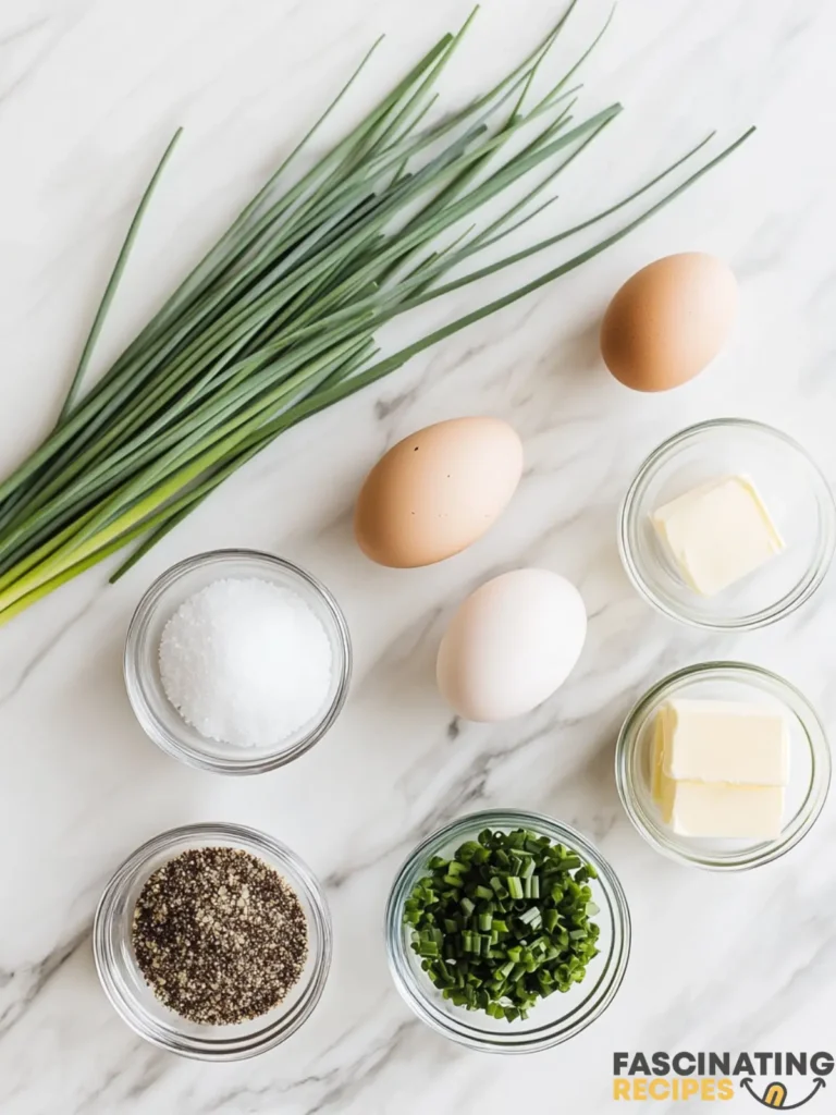 Fluffy Scrambled Eggs Ingredients