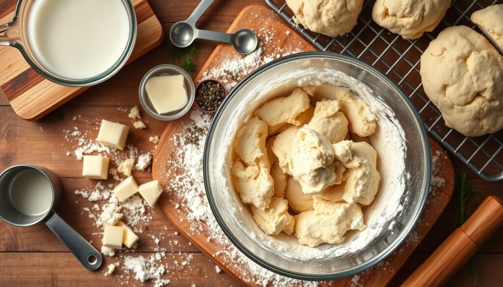 Sourdough Scone Dough Preparation