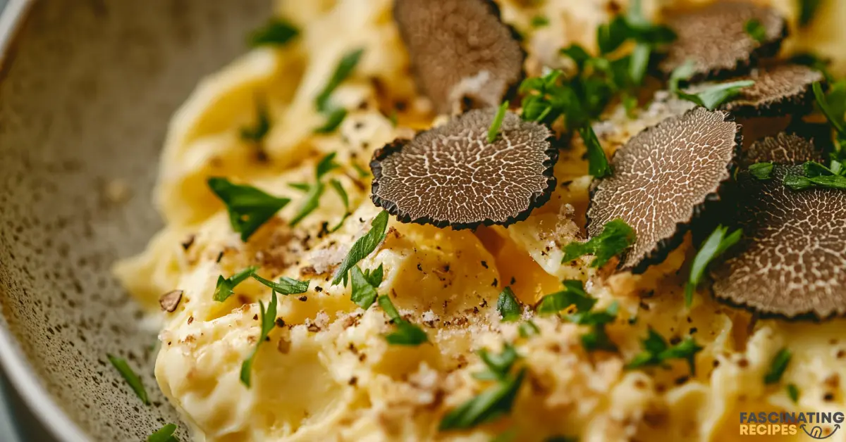 French Egg Truffle with Freshly Shaved Truffles