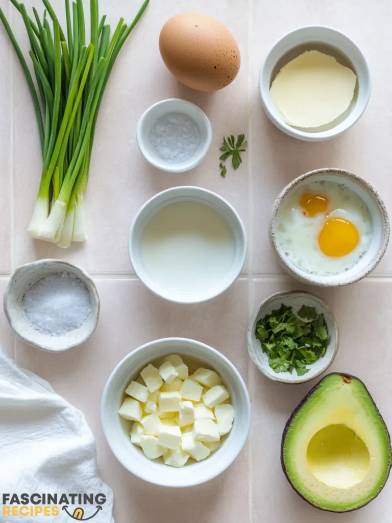 avocado scrambled eggs ingredients