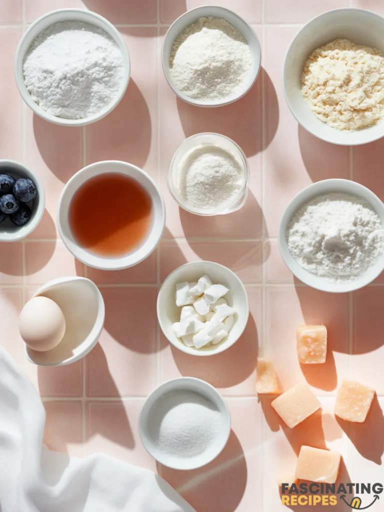 Blueberry Scones Ingredients