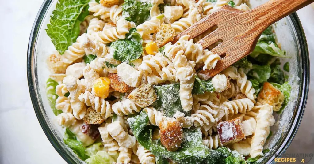 Caesar Pasta Salad Featured