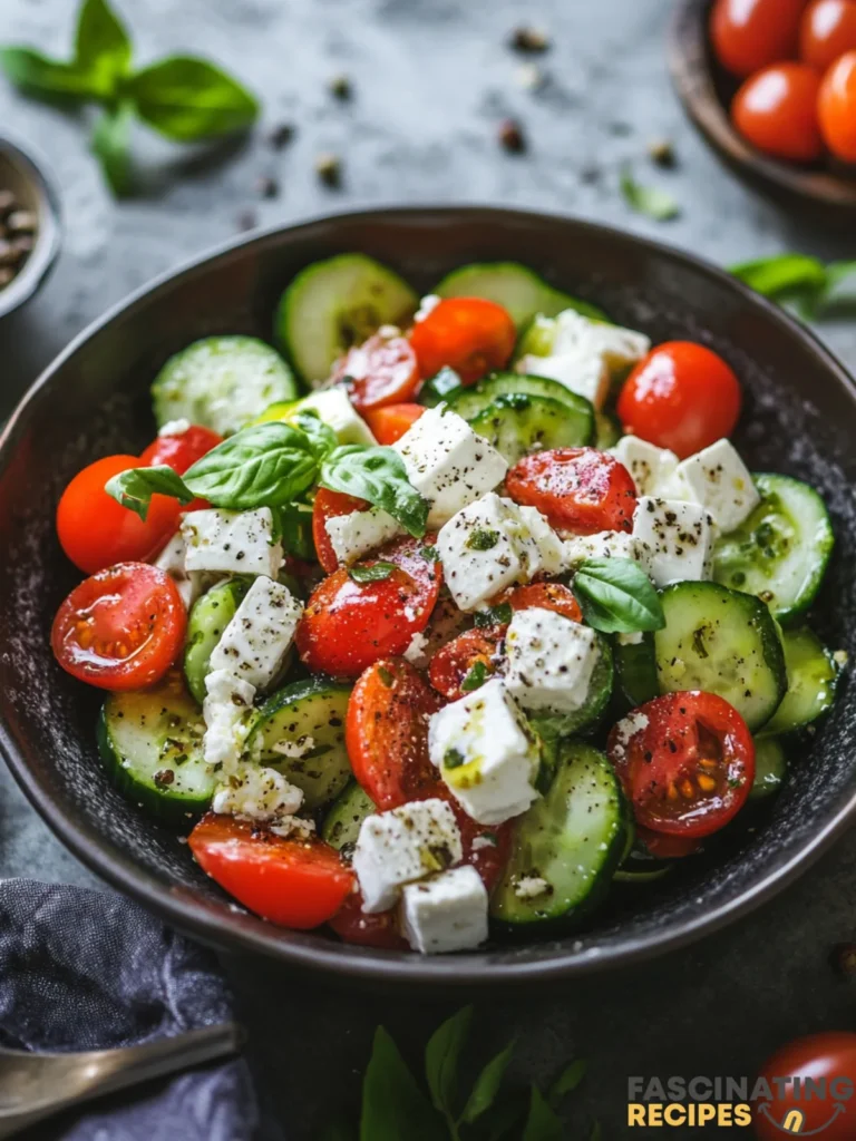 Greek Cucumber Salad Post