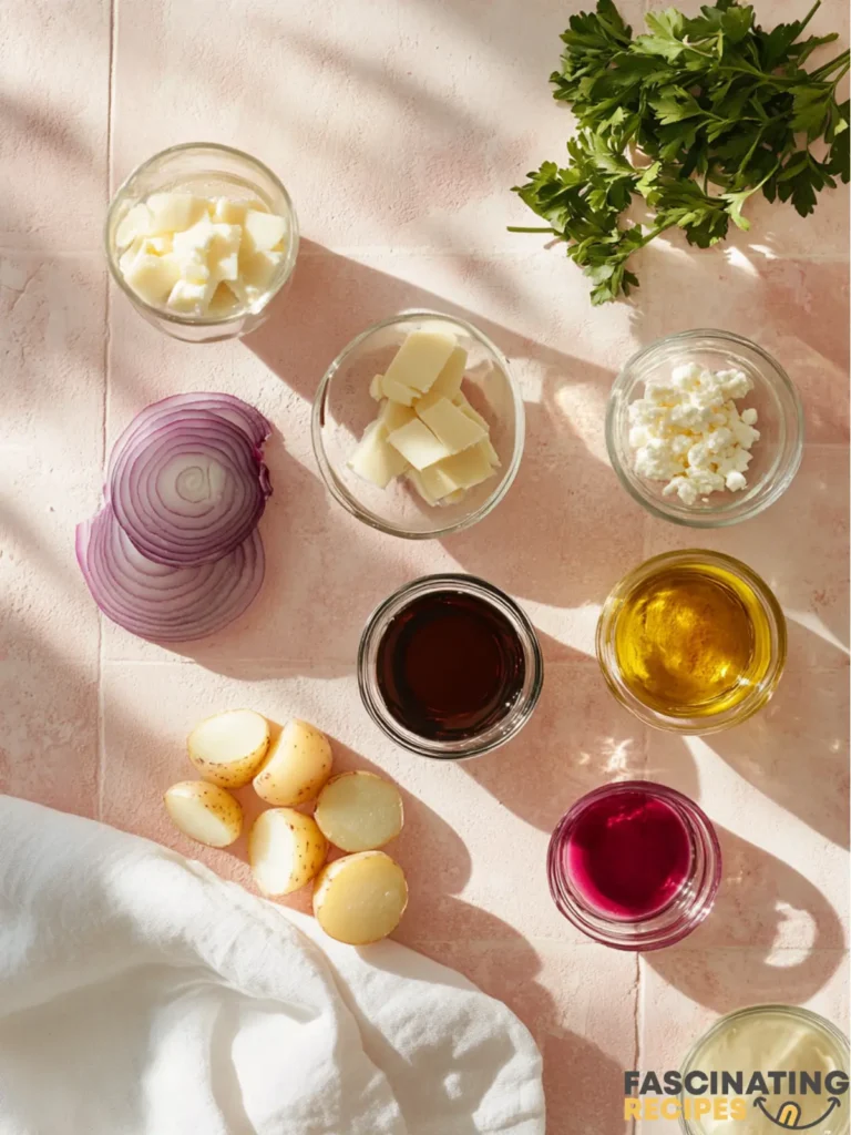 Greek Potato Salad Ingredients