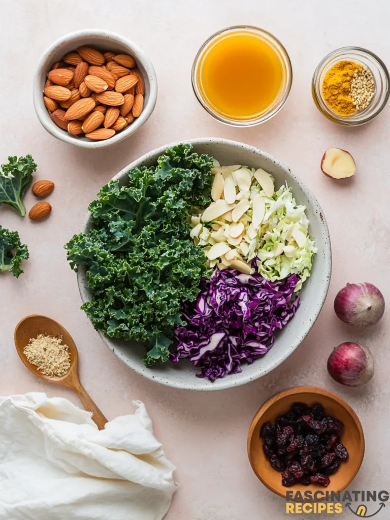 Kale Crunch Salad Ingredients