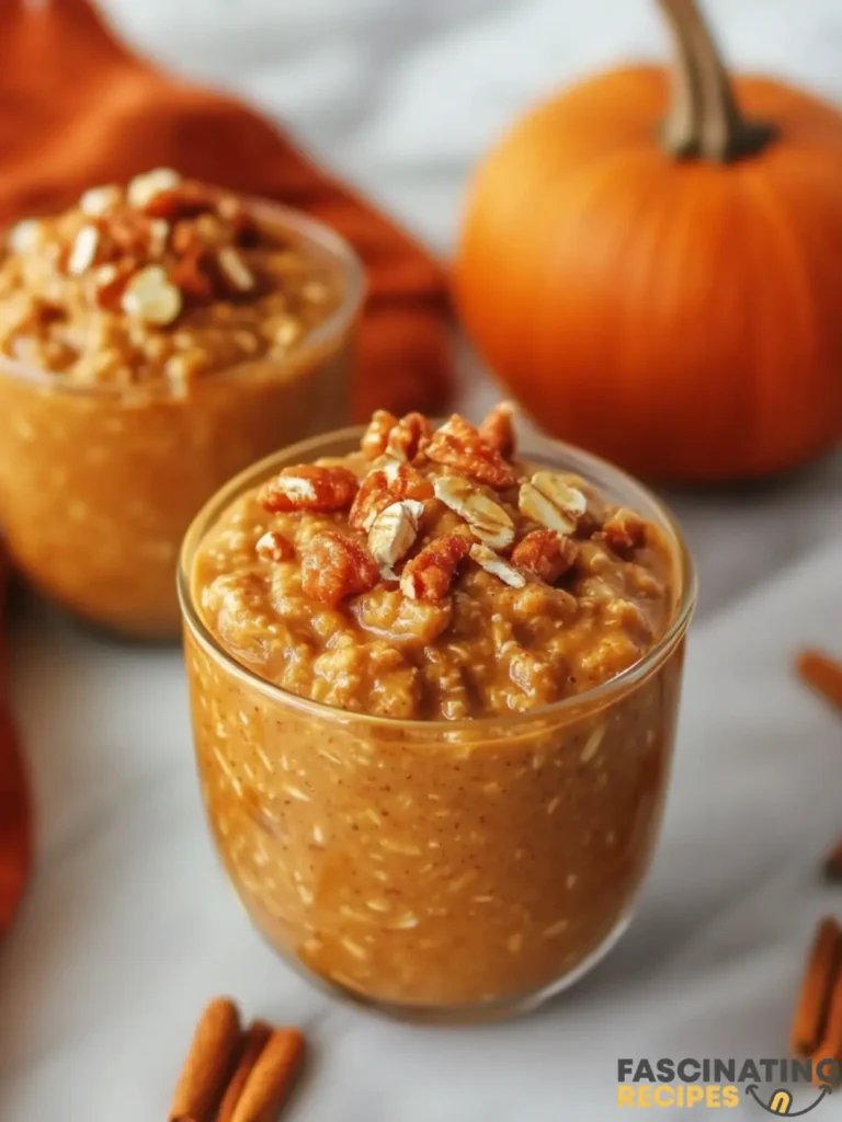 Pumpkin Pie Overnight Oats Post