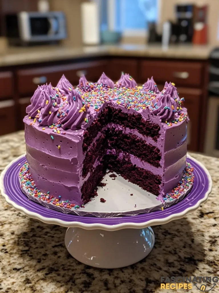 Purple Velvet Cake Post