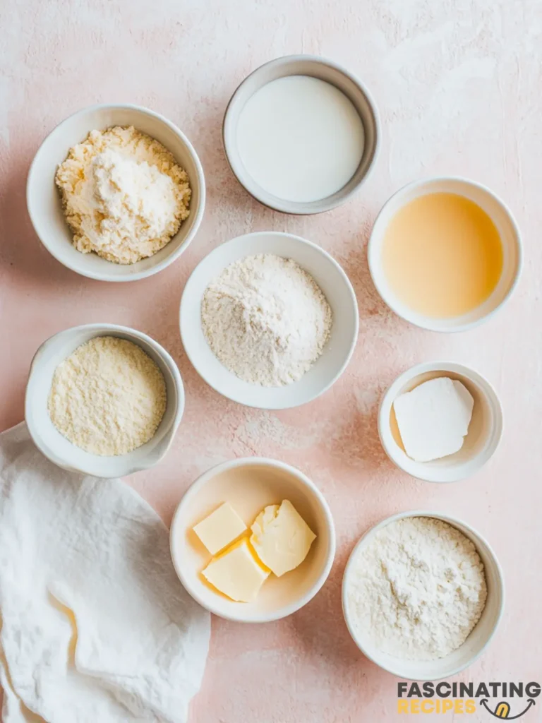 Sourdough English Muffins Ingredients