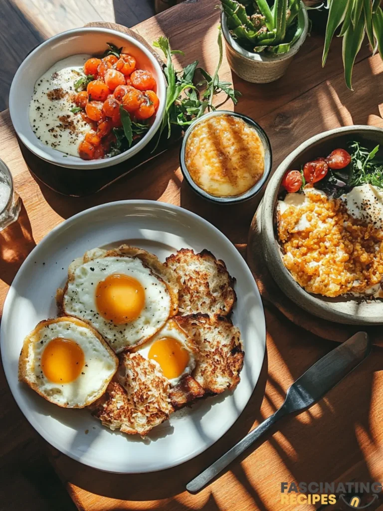 Weekend brunch dishes