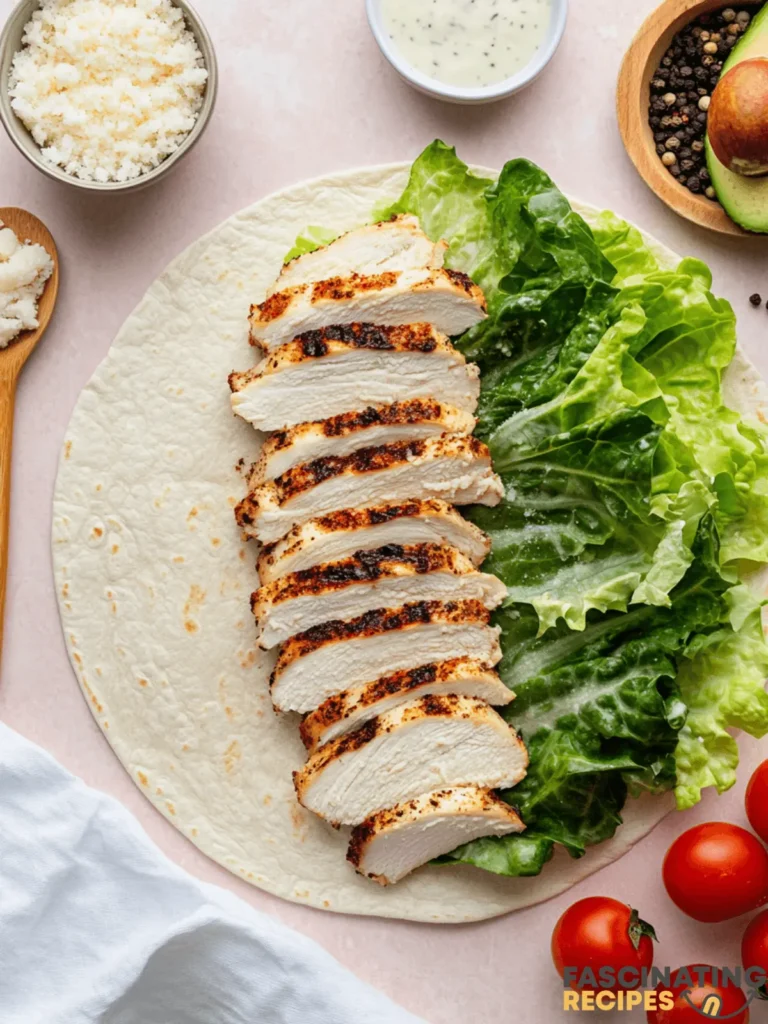 Grilled Chicken Caesar Wrap Ingredients