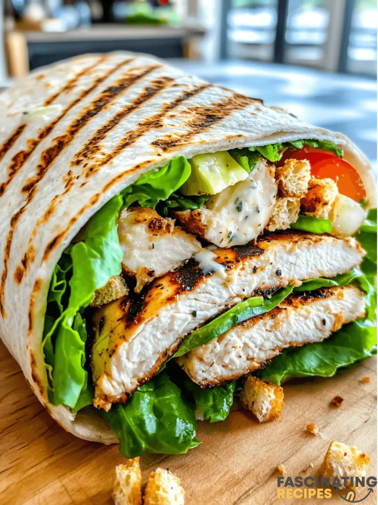 Grilled Chicken Caesar Wrap Post