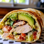 Turkey Avocado Club Wrap Featured